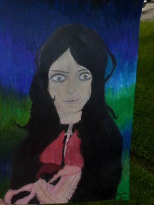8th graders made up character Prismacolor