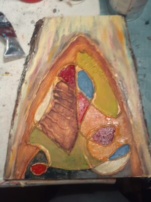 Abstract-on-wood-textured-progress-2