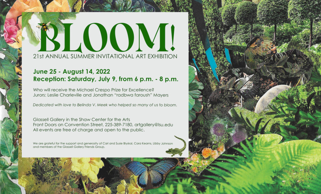Bloom Invitational LSU Art Exhibit 2022